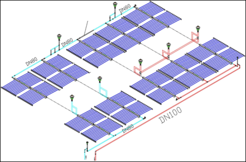 上海太阳能热水器工程生产厂家_湘宸太阳能节能公司图片 1