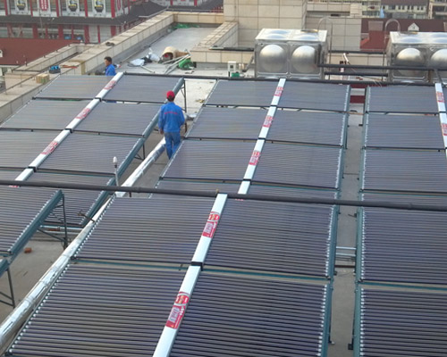 智运体育健身中心太阳能热水工程