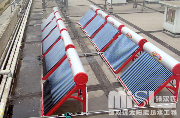串并联太阳能热水工程-浙江晓星集团