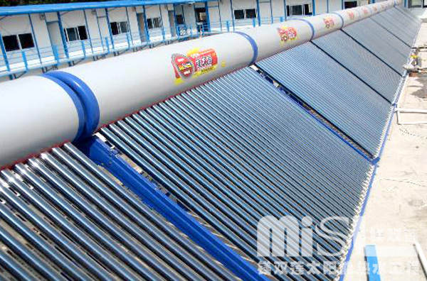 串并联太阳能热水工程-万吉机械工程